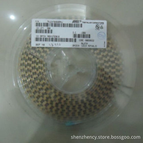AVX Solid Tantalum Capacitor, TAJC476K020RNJ, 47UF, 20V, 10%, 2312, C Case